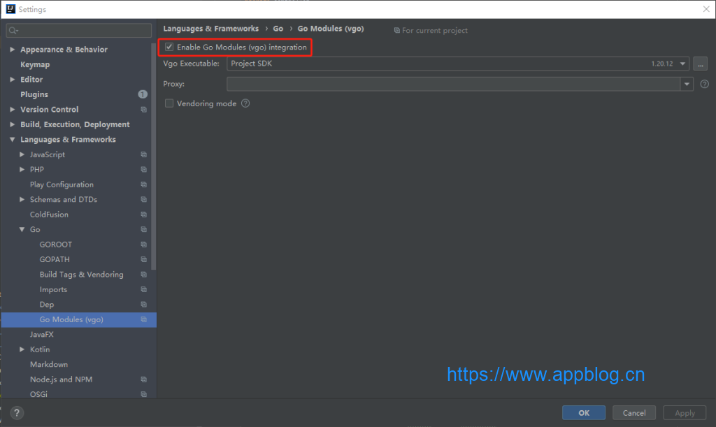 golang开启mod后import报红解决